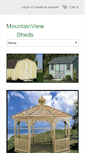 Mobile Screenshot of mountainviewsheds.com